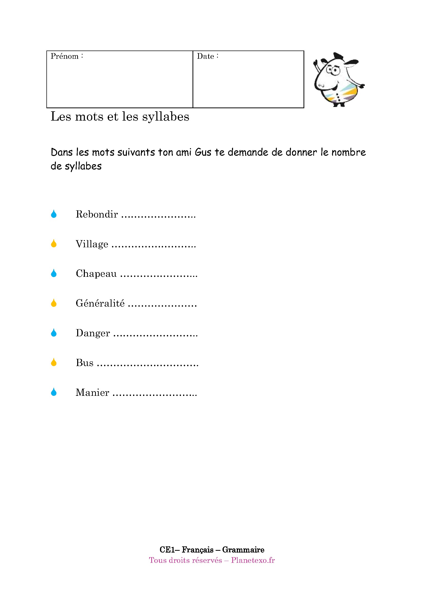 Grammaire Francaise, PDF, Syllabe