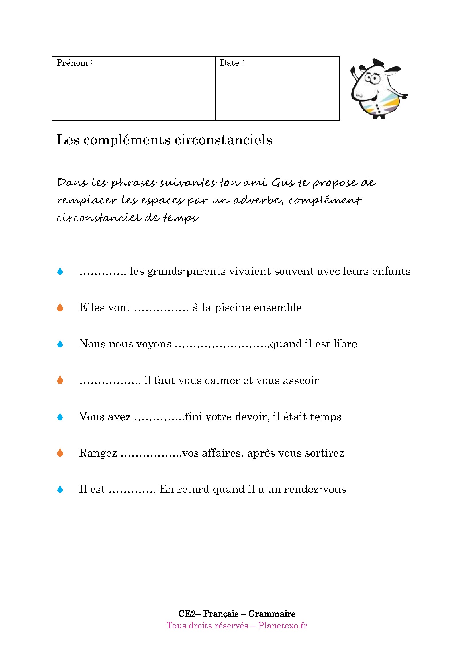 adverbe complement circonstanciel