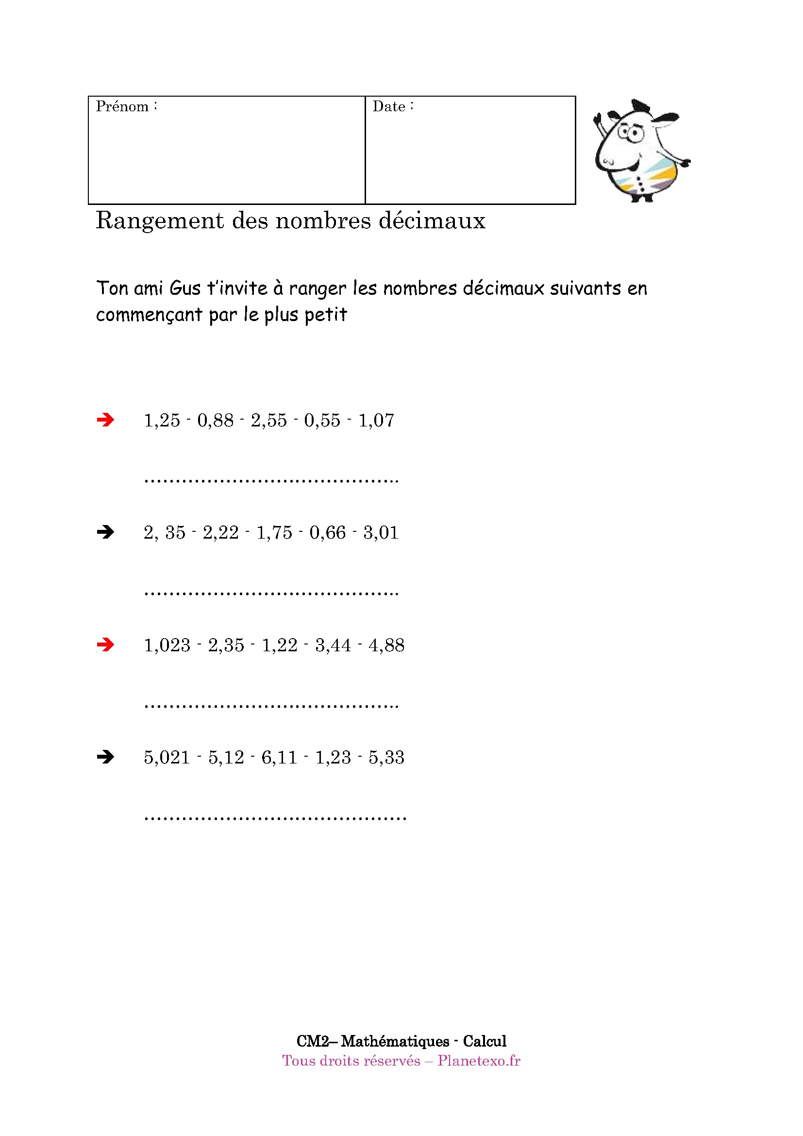 decimal decimaux